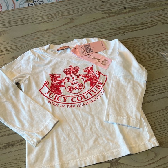 LAST PRICE🍒🤍 JUICY COUTURE long sleeve girl t-shirt - Picture 3 of 12
